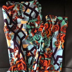 EUC LuLaRoe MultiColor Leggings-OS